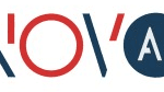 Red and blue logo of the company NovoAI