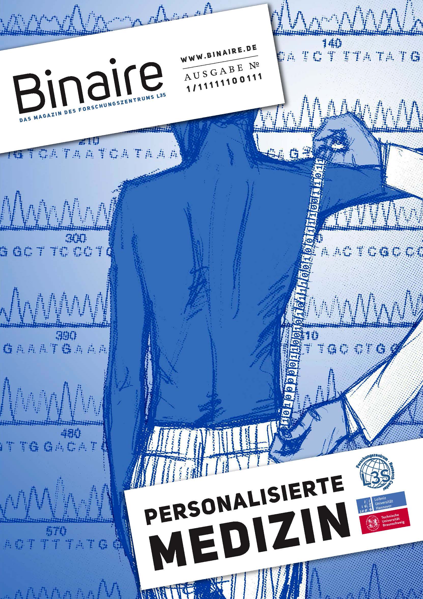 Cover picture of the Binaire Issue 2023-01 Personalized Medicine
