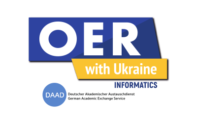 Logo OER with Ukraine_Informatics with Description